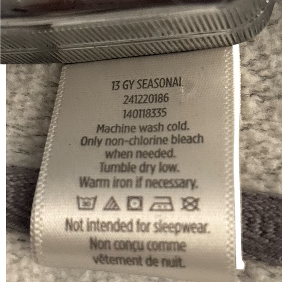 Gymboree Gray and Black Mustaches Hoodie Size Large - Picture 4 of 4